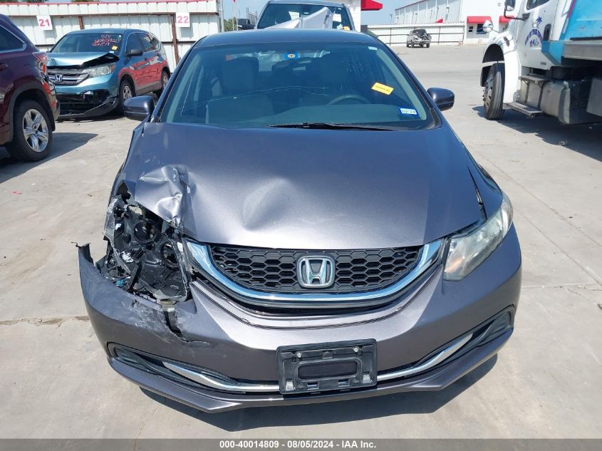 2014 Honda Civic Lx VIN: 19XFB2F52EE025418 Lot: 40014809