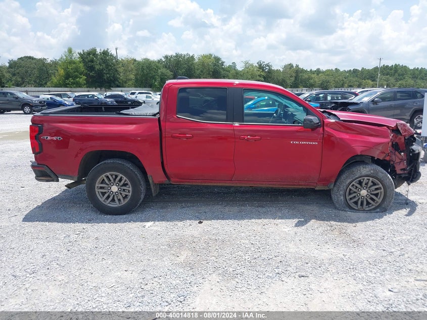VIN 1GCPTCEK0P1127885 2023 CHEVROLET COLORADO 4WD  SHORT BOX LT