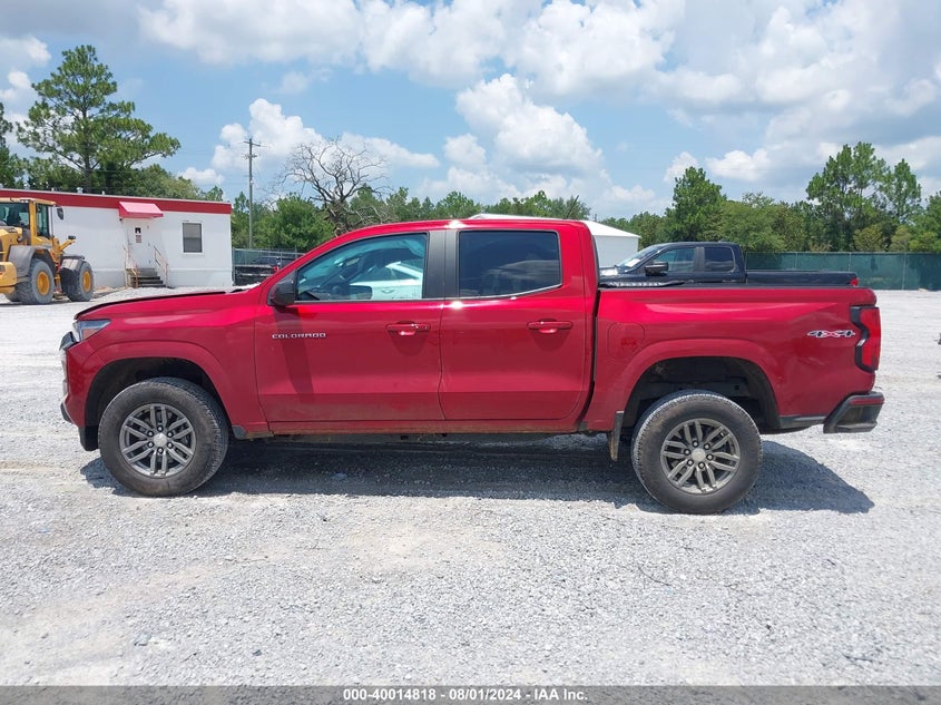 VIN 1GCPTCEK0P1127885 2023 CHEVROLET COLORADO 4WD  SHORT BOX LT