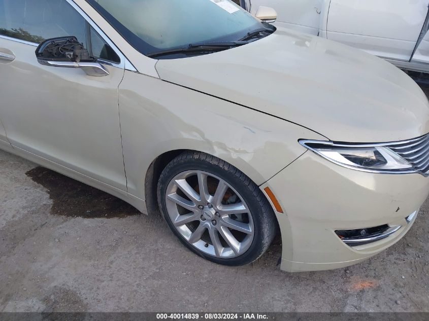 2015 Lincoln Mkz Hybrid VIN: 3LN6L2LU9FR607756 Lot: 40014839