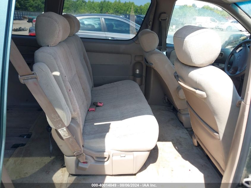 1999 Toyota Sienna Ce VIN: 4T3ZF19C2XU160640 Lot: 40014849