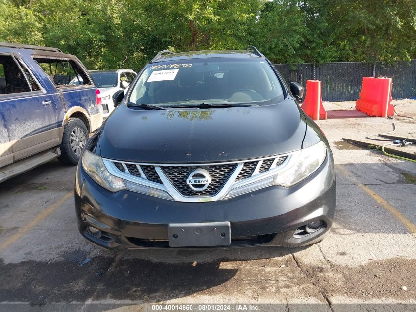 2011 Nissan Murano Sv VIN: JN8AZ1MW4BW174897 Lot: 40014850