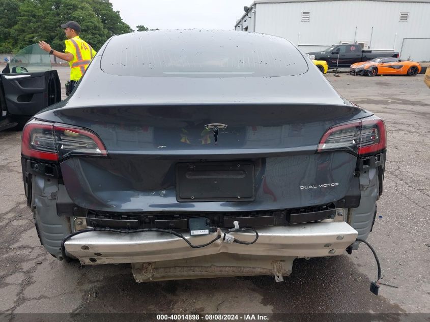 2020 Tesla Model 3 Long Range Dual Motor All-Wheel Drive VIN: 5YJ3E1EB7LF616508 Lot: 40014898