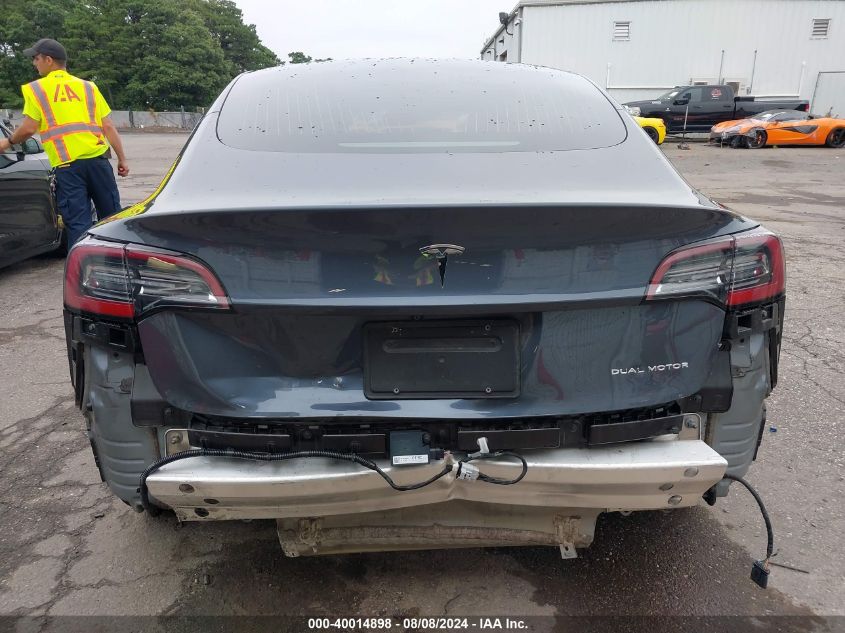 2020 Tesla Model 3 Long Range Dual Motor All-Wheel Drive VIN: 5YJ3E1EB7LF616508 Lot: 40014898