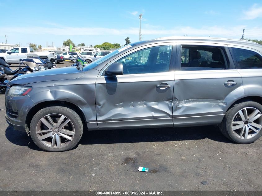 2011 Audi Q7 3.0T Premium VIN: WA1LGAFE3BD002087 Lot: 40014899