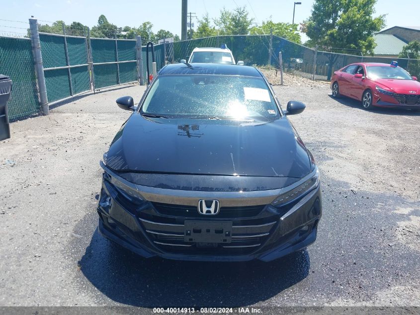 2022 Honda Accord Sport Special Edition VIN: 1HGCV1F46NA107216 Lot: 40014913