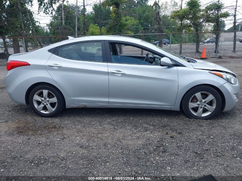 2012 Hyundai Elantra Gls Pzev VIN: 5NPDH4AE2CH123351 Lot: 40014918