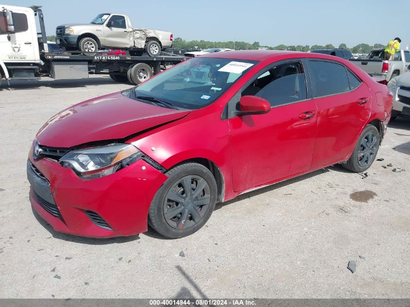 2016 TOYOTA COROLLA LE - 2T1BURHEXGC697811