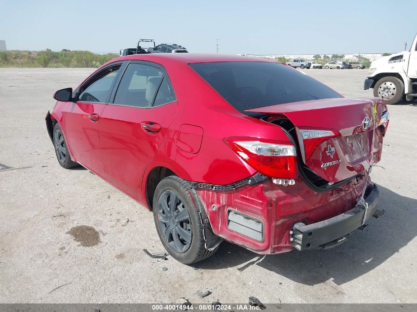 2016 TOYOTA COROLLA LE - 2T1BURHEXGC697811