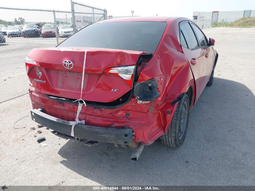 2016 TOYOTA COROLLA LE - 2T1BURHEXGC697811