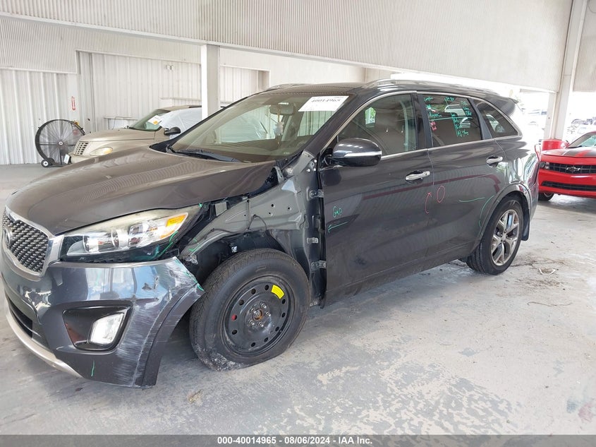 VIN 5XYPK4A58HG284302 2017 KIA SORENTO 3.3L SX