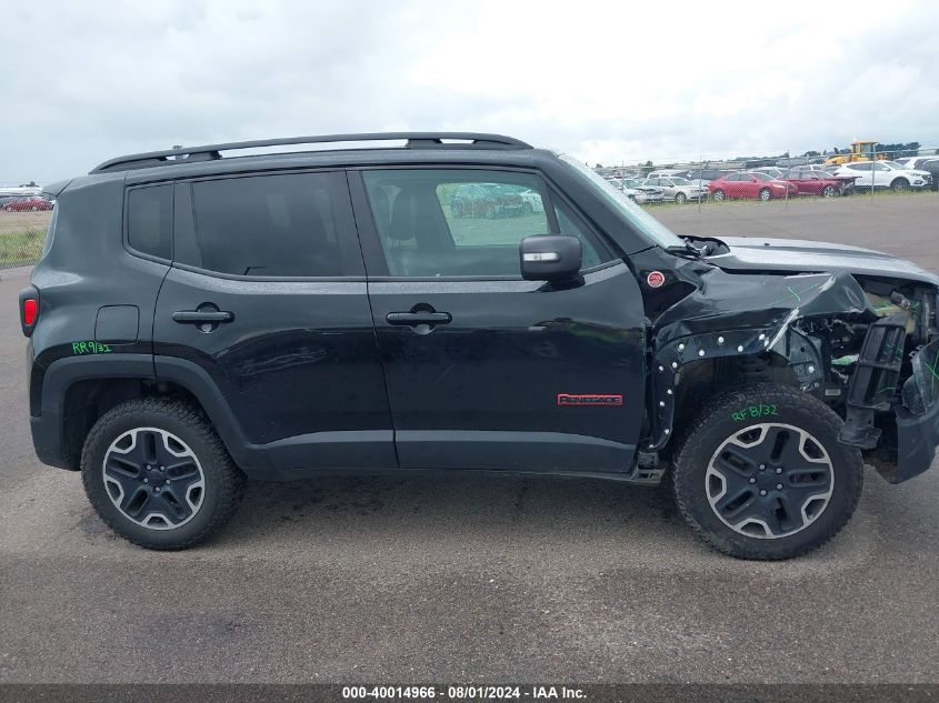 2016 Jeep Renegade Trailhawk VIN: ZACCJBCT9GPC94854 Lot: 40014966