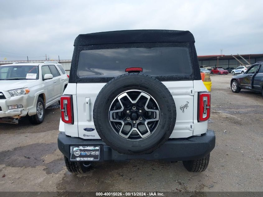 2024 Ford Bronco Outer Banks VIN: 1FMEE8BP1RLA05036 Lot: 40015026