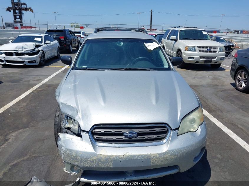 2006 Subaru Outback 2.5I VIN: 4S4BP61C567317817 Lot: 40015060