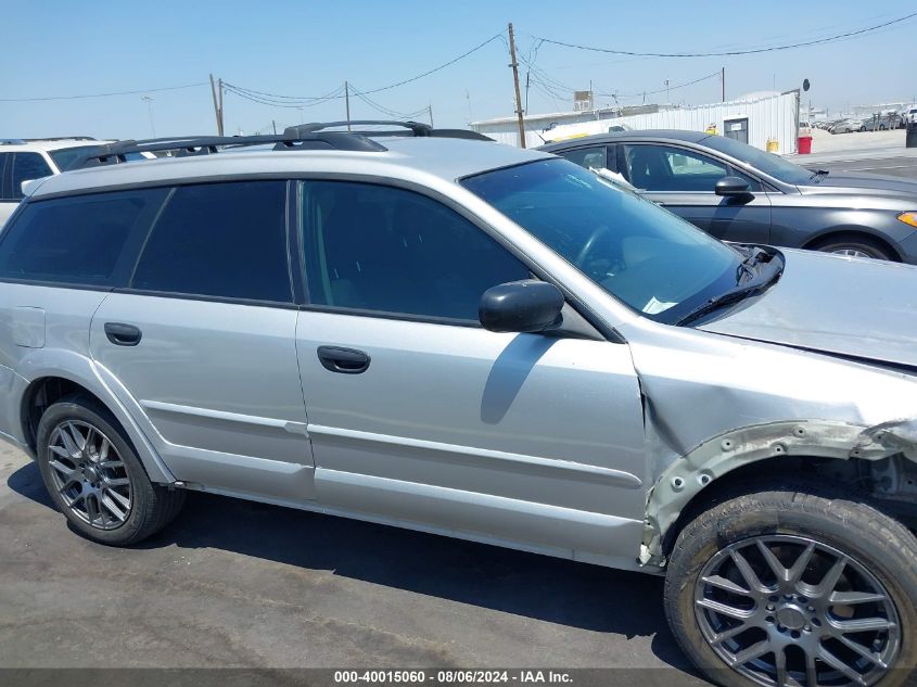 2006 Subaru Outback 2.5I VIN: 4S4BP61C567317817 Lot: 40015060