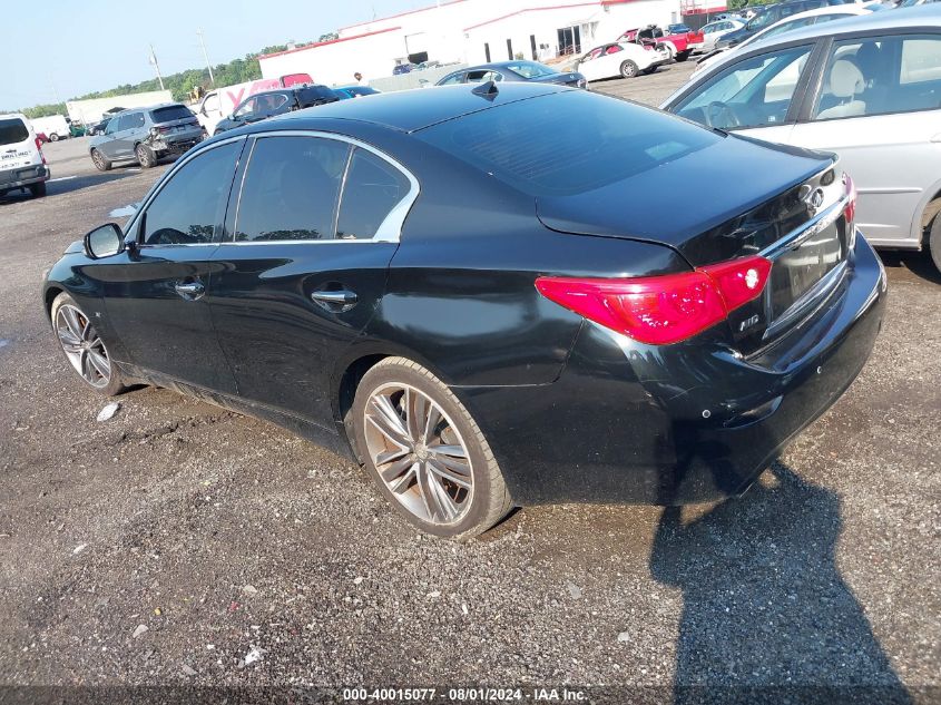 JN1BV7AP3EM672880 | 2014 INFINITI Q50