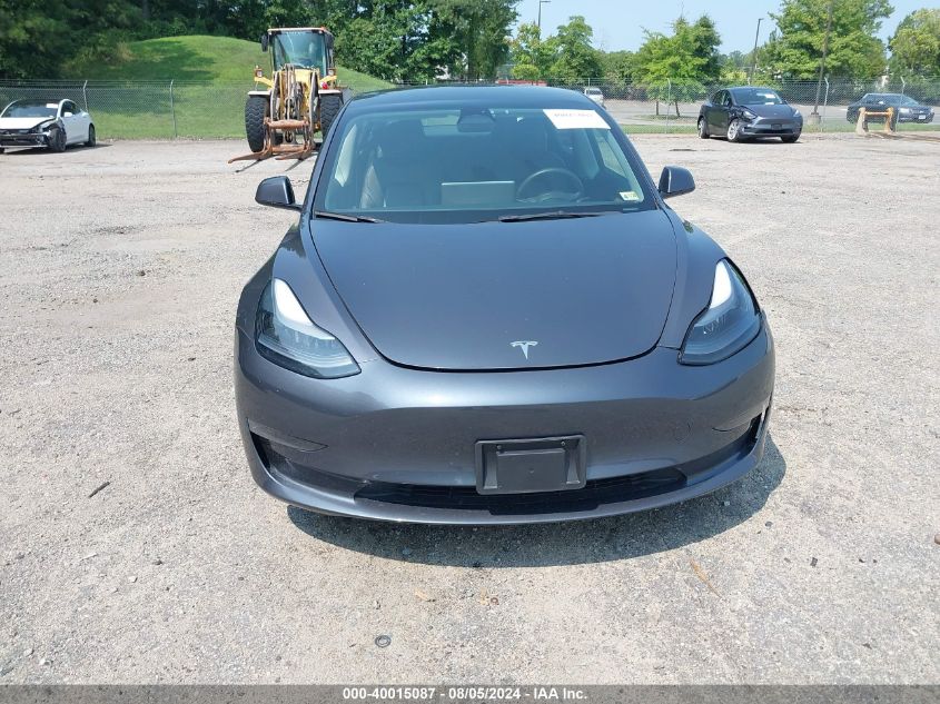 2023 Tesla Model 3 Rear-Wheel Drive VIN: 5YJ3E1EA4PF448355 Lot: 40015087