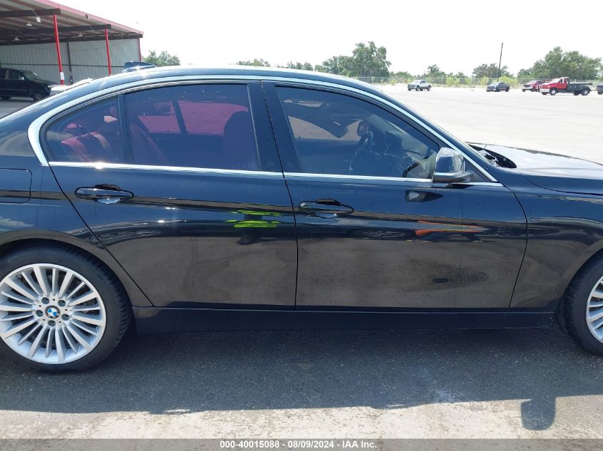 2015 BMW 328I VIN: WBA3A5G52FNS86323 Lot: 40015088