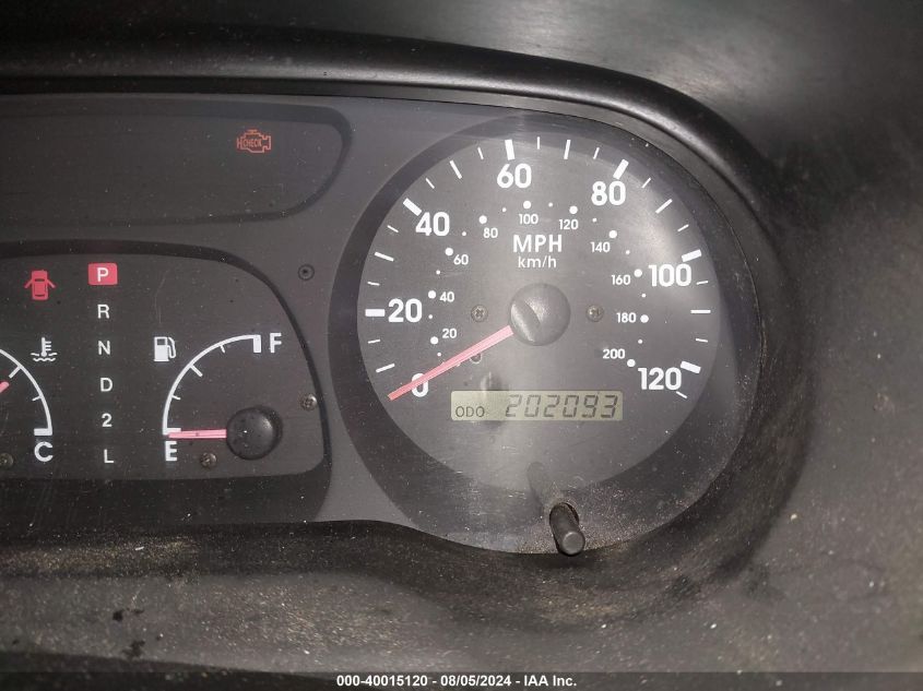 2002 Kia Sportage VIN: KNDJB723825170725 Lot: 40015120