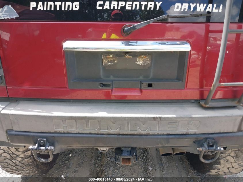 2005 Hummer H2 Suv VIN: 5GRGN23U15H112355 Lot: 40015140