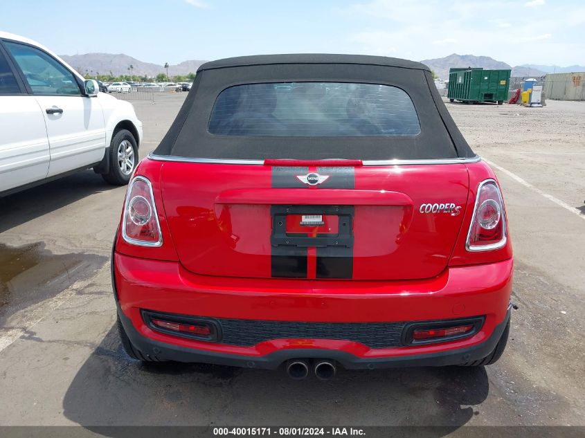 2013 Mini Convertible Cooper S VIN: WMWZP3C54DT297545 Lot: 40015171