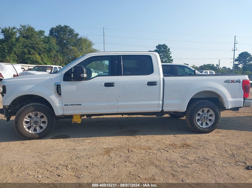2022 Ford F250 Super Duty VIN: 1FT7W2BT2NEF15592 Lot: 40015231