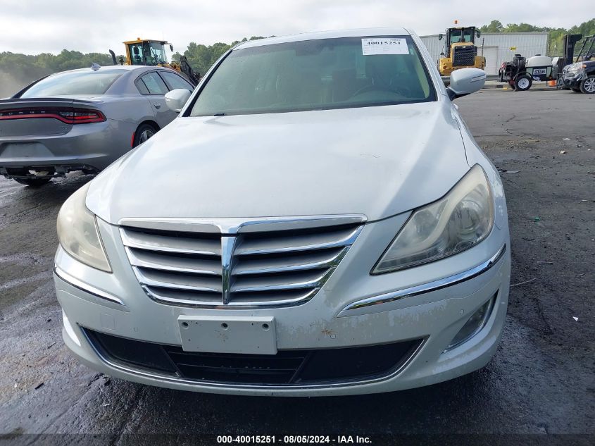 2012 Hyundai Genesis 3.8 VIN: KMHGC4DDXCU153505 Lot: 40015251