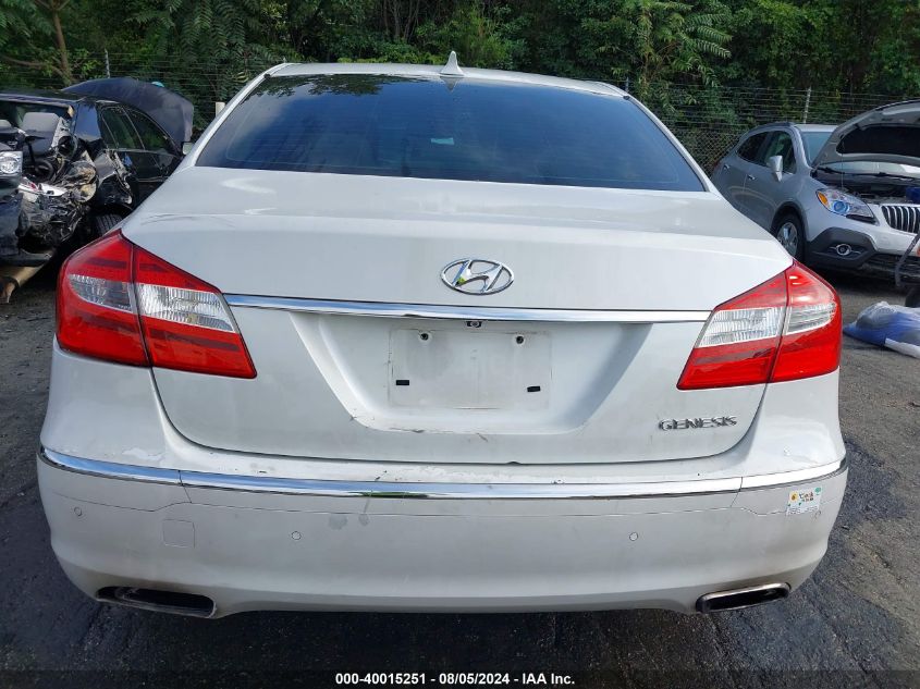 2012 Hyundai Genesis 3.8 VIN: KMHGC4DDXCU153505 Lot: 40015251