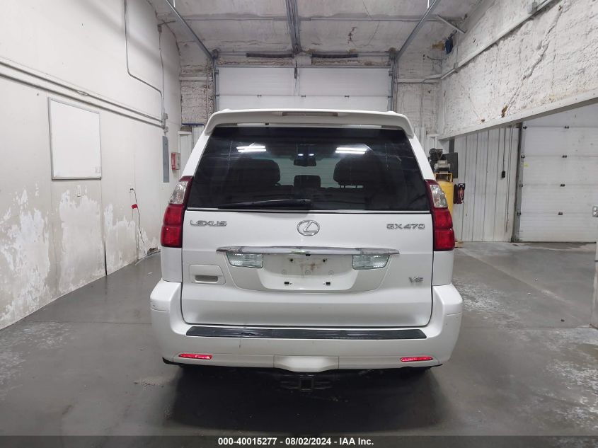 2008 Lexus Gx 470 VIN: JTJBT20X080171719 Lot: 40015277