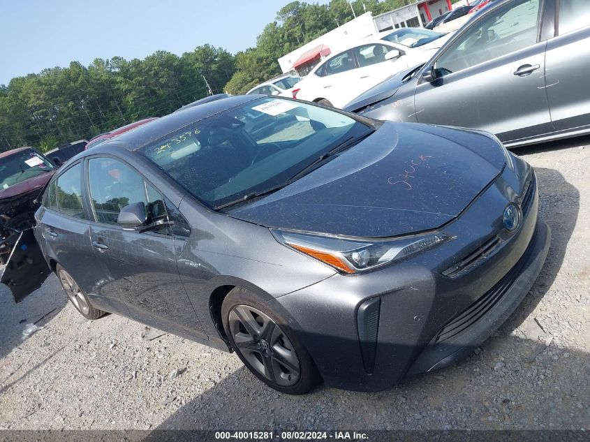 2019 Toyota Prius Xle VIN: JTDKARFU7K3071492 Lot: 40015281