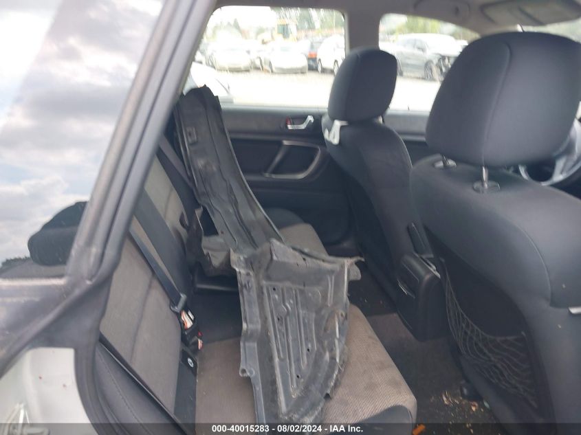 2007 Subaru Outback 2.5I Basic VIN: 4S4BP61C077315605 Lot: 40015283