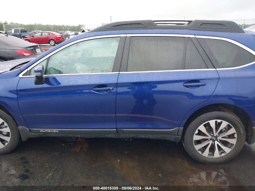 2015 Subaru Outback 2.5I Limited VIN: 4S4BSBNCXF3321256 Lot: 40015309