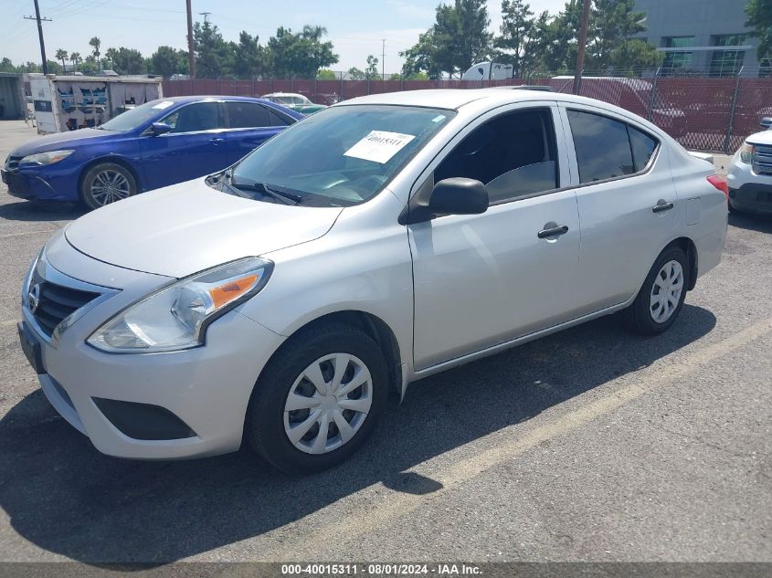 2015 Nissan Versa 1.6 S+ VIN: 3N1CN7AP2FL877185 Lot: 40015311