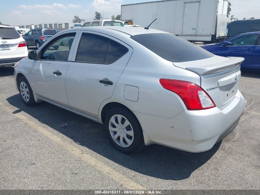 2015 Nissan Versa 1.6 S+ VIN: 3N1CN7AP2FL877185 Lot: 40015311