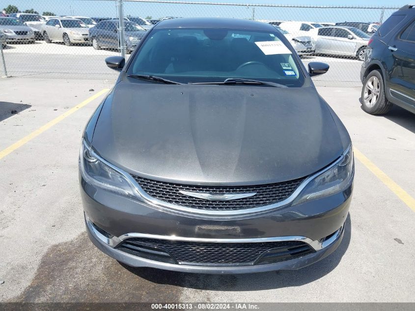 2015 Chrysler 200 C VIN: 1C3CCCCG4FN515193 Lot: 40015313