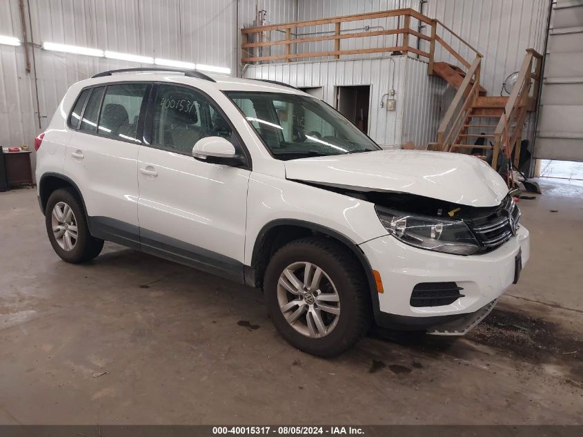 2016 VOLKSWAGEN TIGUAN S/SE/SEL/R-LINE - WVGBV7AX2GW537289