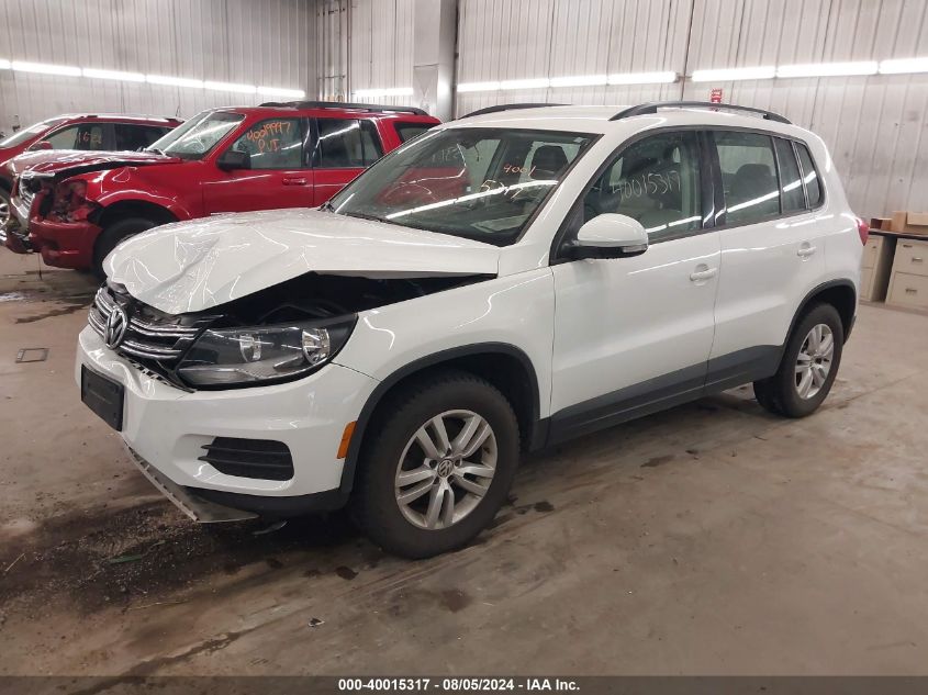 WVGBV7AX2GW537289 2016 VOLKSWAGEN TIGUAN - Image 2