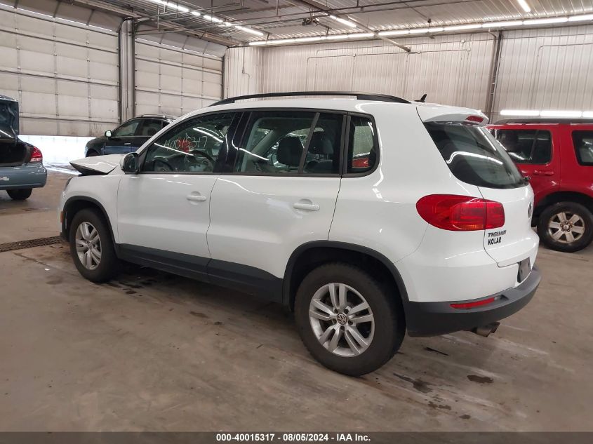 2016 VOLKSWAGEN TIGUAN S/SE/SEL/R-LINE - WVGBV7AX2GW537289