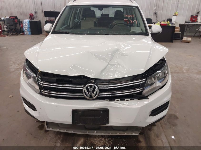 2016 VOLKSWAGEN TIGUAN S/SE/SEL/R-LINE - WVGBV7AX2GW537289