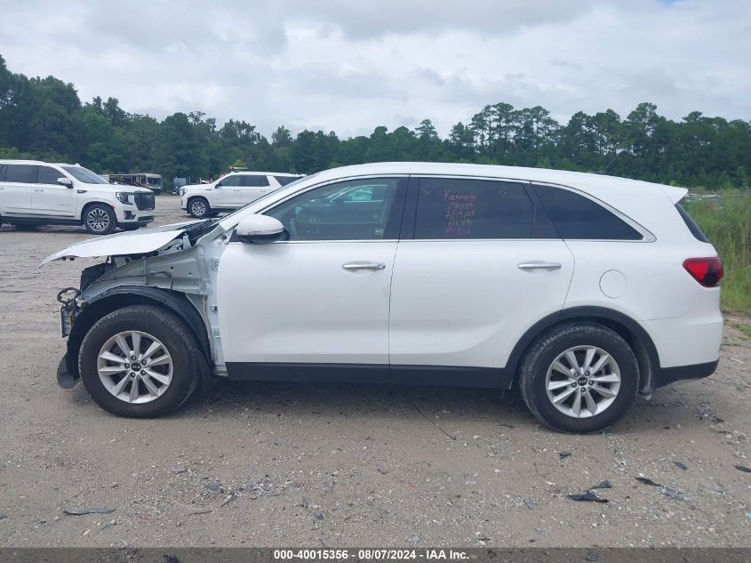 2020 Kia Sorento 2.4L L VIN: 5XYPG4A3XLG693457 Lot: 40015356