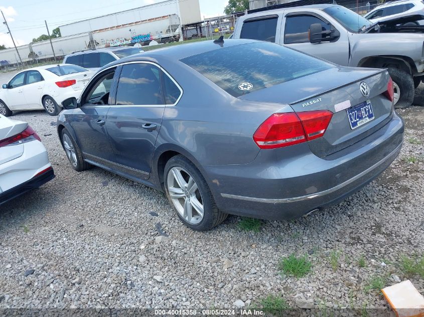 2013 Volkswagen Passat Sel VIN: 1VWCN7A34DC010130 Lot: 40015358