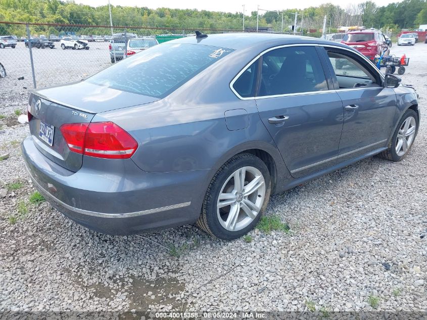 2013 Volkswagen Passat Sel VIN: 1VWCN7A34DC010130 Lot: 40015358