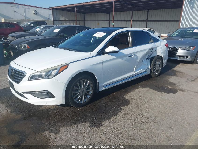 5NPE34AFXFH251479 2015 HYUNDAI SONATA - Image 2