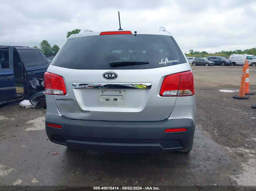 2012 Kia Sorento Lx V6 VIN: 5XYKT4A29CG249581 Lot: 40015414