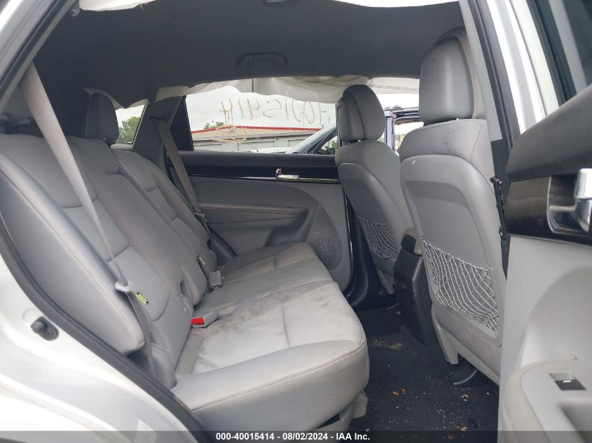 2012 Kia Sorento Lx V6 VIN: 5XYKT4A29CG249581 Lot: 40015414