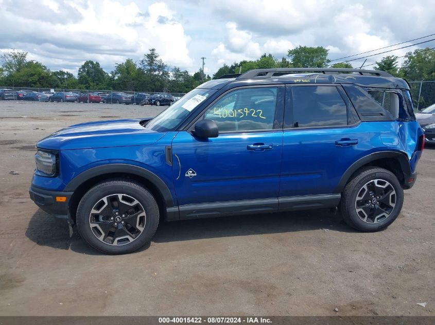 2023 Ford Bronco Sport Outer Banks VIN: 3FMCR9C60PRD62066 Lot: 40015422