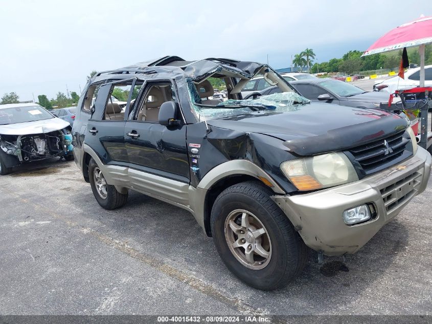 2002 Mitsubishi Montero Limited VIN: JA4MW51R12J069717 Lot: 40015432