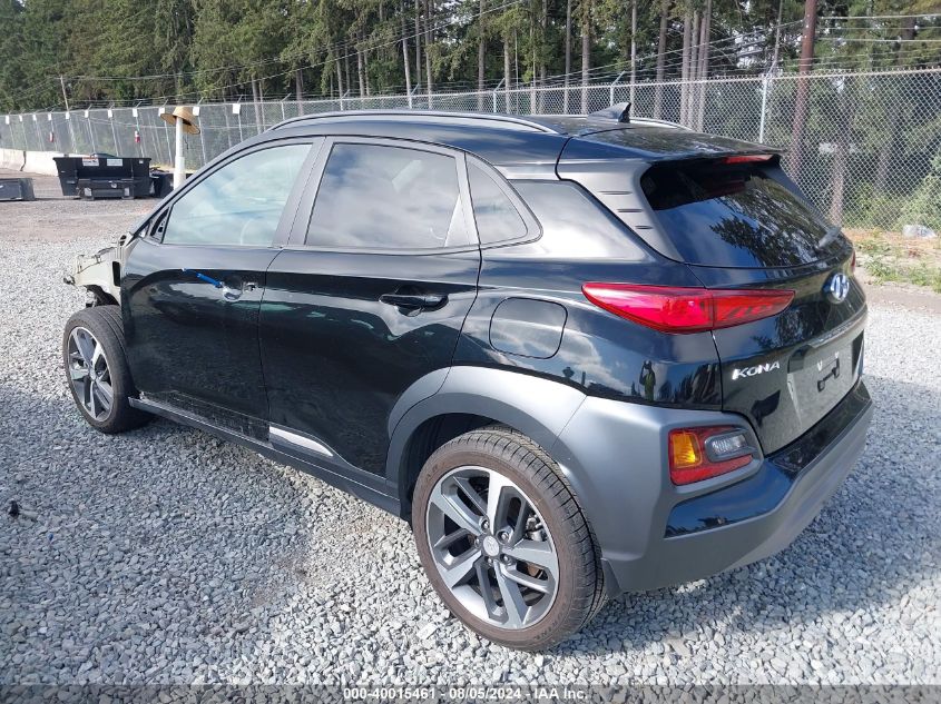 2019 Hyundai Kona Limited VIN: KM8K3CA5XKU332319 Lot: 40015461