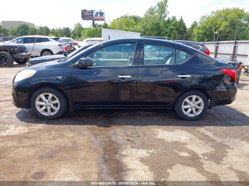 2014 Nissan Versa 1.6 Sv VIN: 3N1CN7APXEL835815 Lot: 40015478