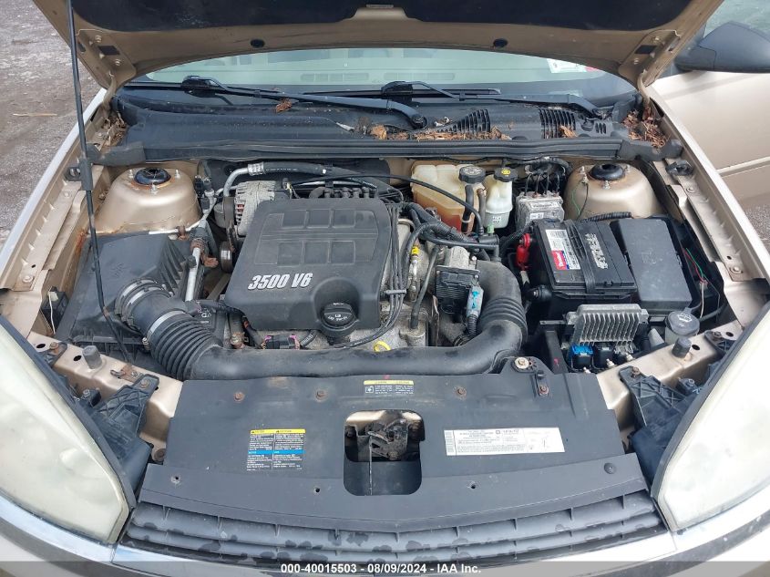 2005 Chevrolet Malibu Ls VIN: 1G1ZT54875F256368 Lot: 40015503